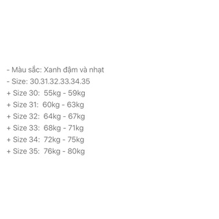 BIGSIZE quần jean bigsize 33-35