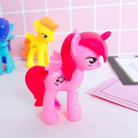 Đồ trang trí bánh kem sinh nhật  bộ ba ngựa pony