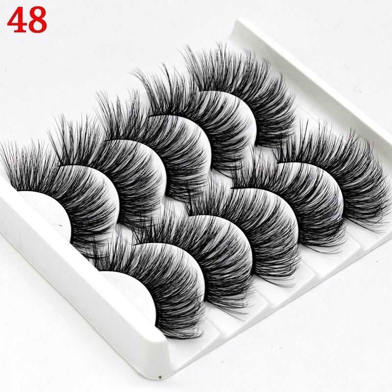 Set 5 Cặp Lông Mi Giả 3D Mềm Mại