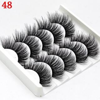 Set 5 Cặp Lông Mi Giả 3D Mềm Mại