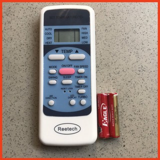 điều khiển điều hòa REETECH  kèm pin
