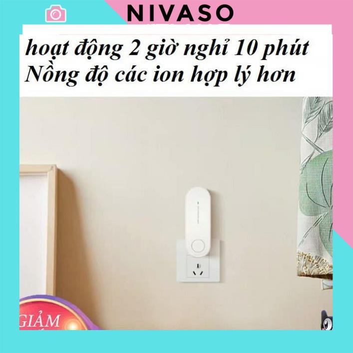 Máy khử mùi thuốc lá lọc không khí mini khử mùi nhà vệ sinh nấu bếp TS056 NIVASO