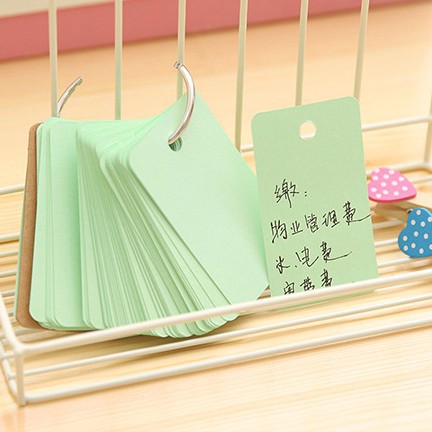 Flashcard học từ vựng ngoại ngữ Trung/ Nhật/ Hàn/ Anh - Bộ Thẻ Ghi Nhớ (4*7 cm) 🍉Duashop🍉