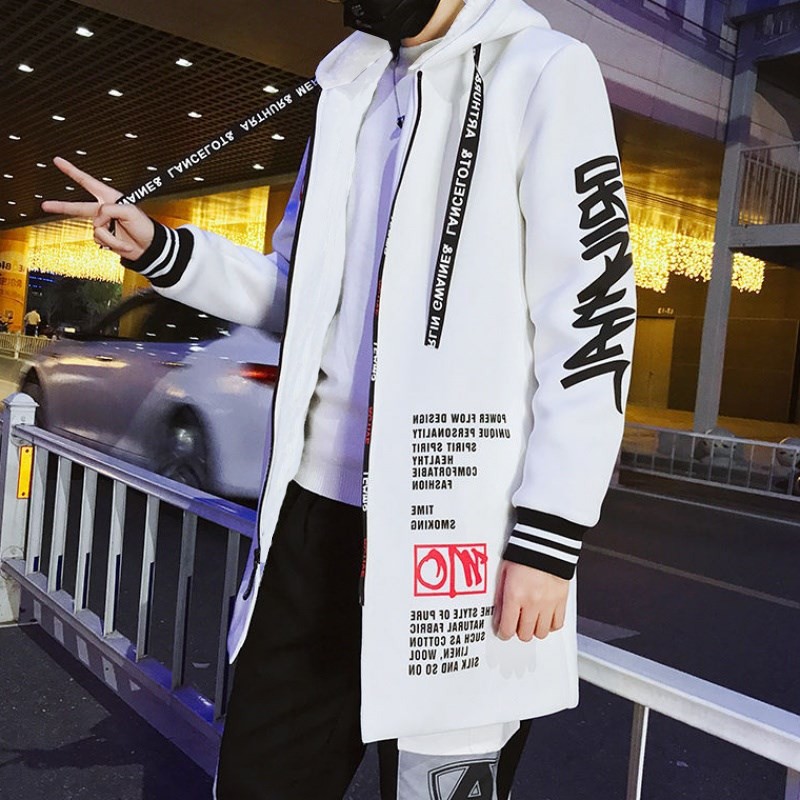 Áo Khoác Nỉ Nam Dáng Dài Thu Đông Có Mũ Trùm Đầu Phối Hoạ Tiết Chữ SEPTEMBERGIRL1989 AO KHOAC NAM 9000020 | BigBuy360 - bigbuy360.vn