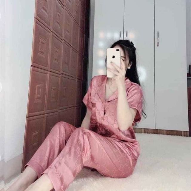 Bộ Pijama gấm cao cấp