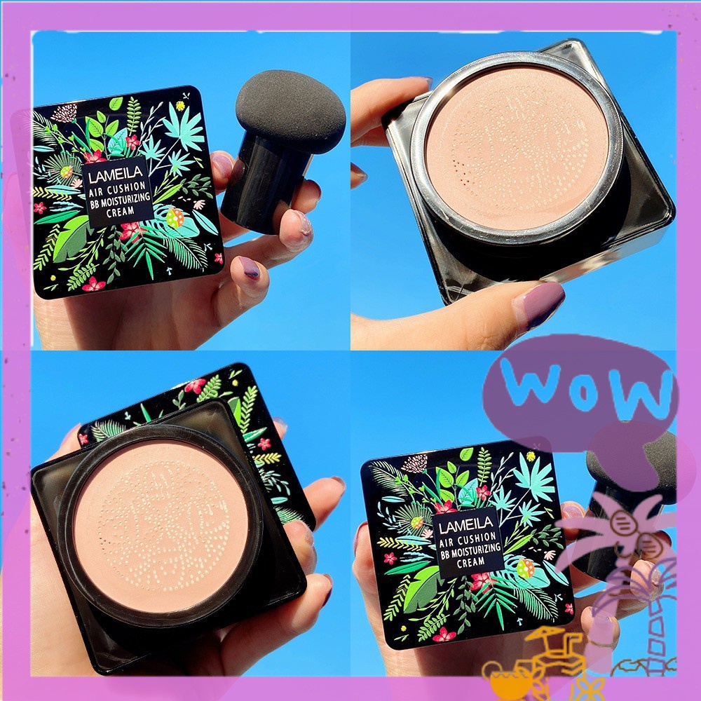 PHẤN NƯỚC Cushion 5in1 HOA LÁ 3039 LAMEILA tự nhiên căng bóng che phủ tốt dưỡng da chống nắng sỉ rẻ nội địa NGỰA BEAUTY | BigBuy360 - bigbuy360.vn