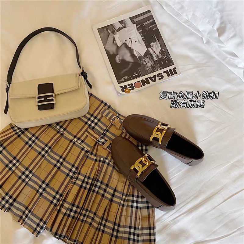 Giày loafer nữ vintage dây xích/ ORD | BigBuy360 - bigbuy360.vn