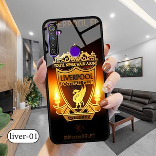 Ốp kính 3D REALME Q - in biểu tượng đội bóng