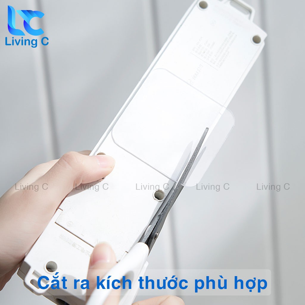 Miếng keo dán hai mặt đa năng - miếng dán siêu dính chịu lực cho kệ remote, khay xà bông nghiêng,tranh treo tường