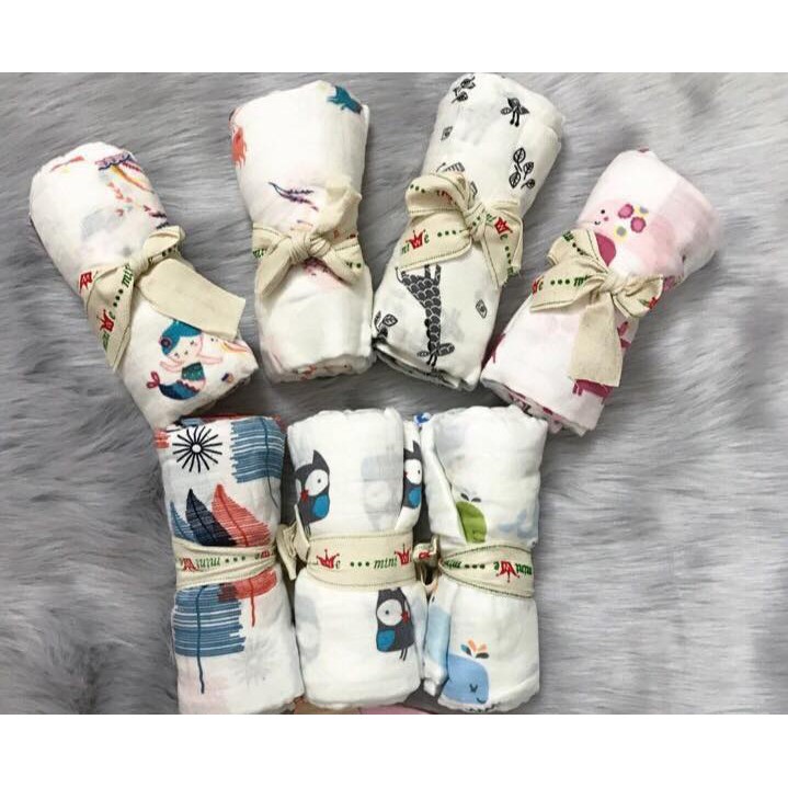 Khăn Tắm Sợi Tre Aden Cho Bé