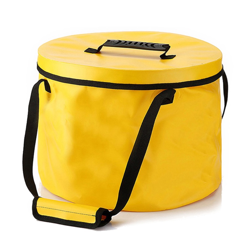 Xô Đựng Nước Rửa Xe Hơi Có Nắp Đậy Chống Mài Mòn Đa Năng Gấp Gọn Được