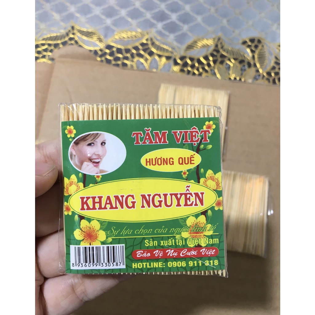Combo 5 Gói Nhỏ Tăm Tre Vip Khang Nguyễn ( Hương Quế )