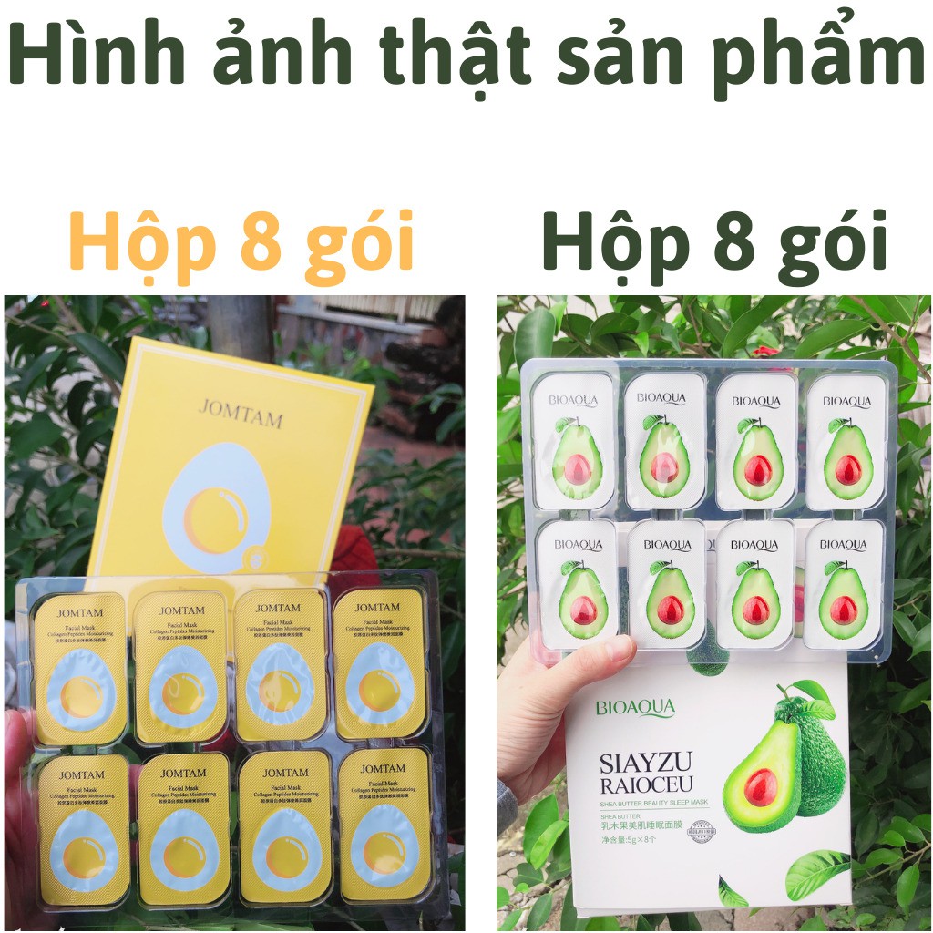 Mặt na ngủ cấp ẩm dưỡng trắng da se khít lỗ chân lông ngăn ngừa lão hóa trái cây BIOAQUA nội địa trung