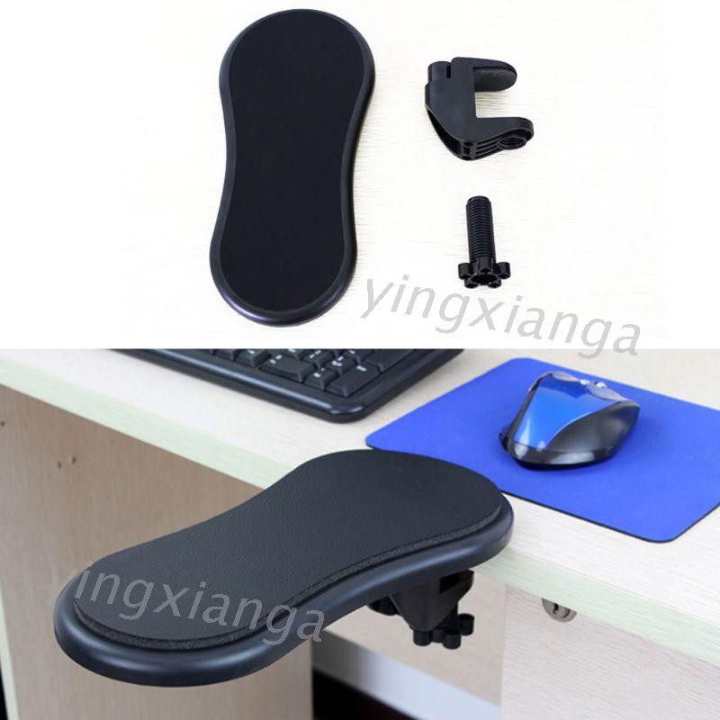 YXA❤ Rotating Computer Arm Rest Pad Adjustable PC Wrist Rest Hand Bracket Home Office Mouse Pad