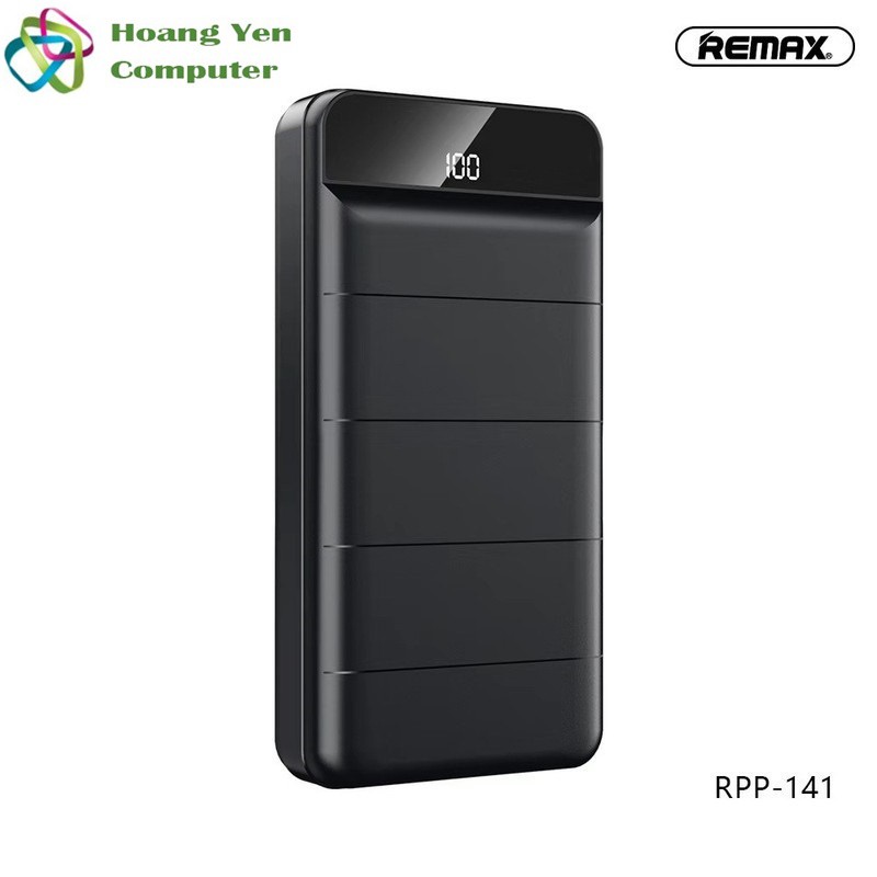 Sạc Dự Phòng Remax RPP-141 30000mAh Lõi Polymer 3 Cổng Sạc Vào, 2 Cổng Sạc Ra