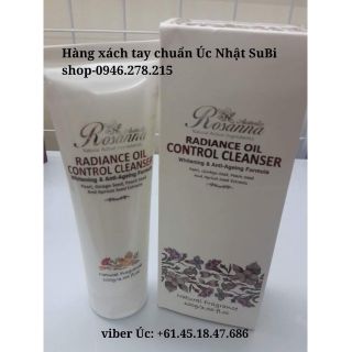 Sữa rửa mặt trắng da và chống lão hóa - Rosanna Radiance Oil Control Cleanser 100g