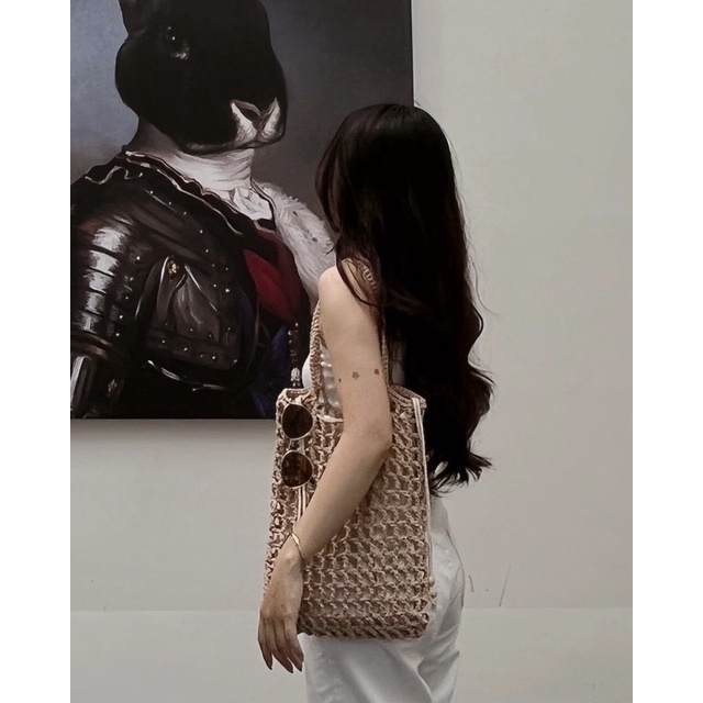 MIRABEL nâu - Túi móc thủ công.