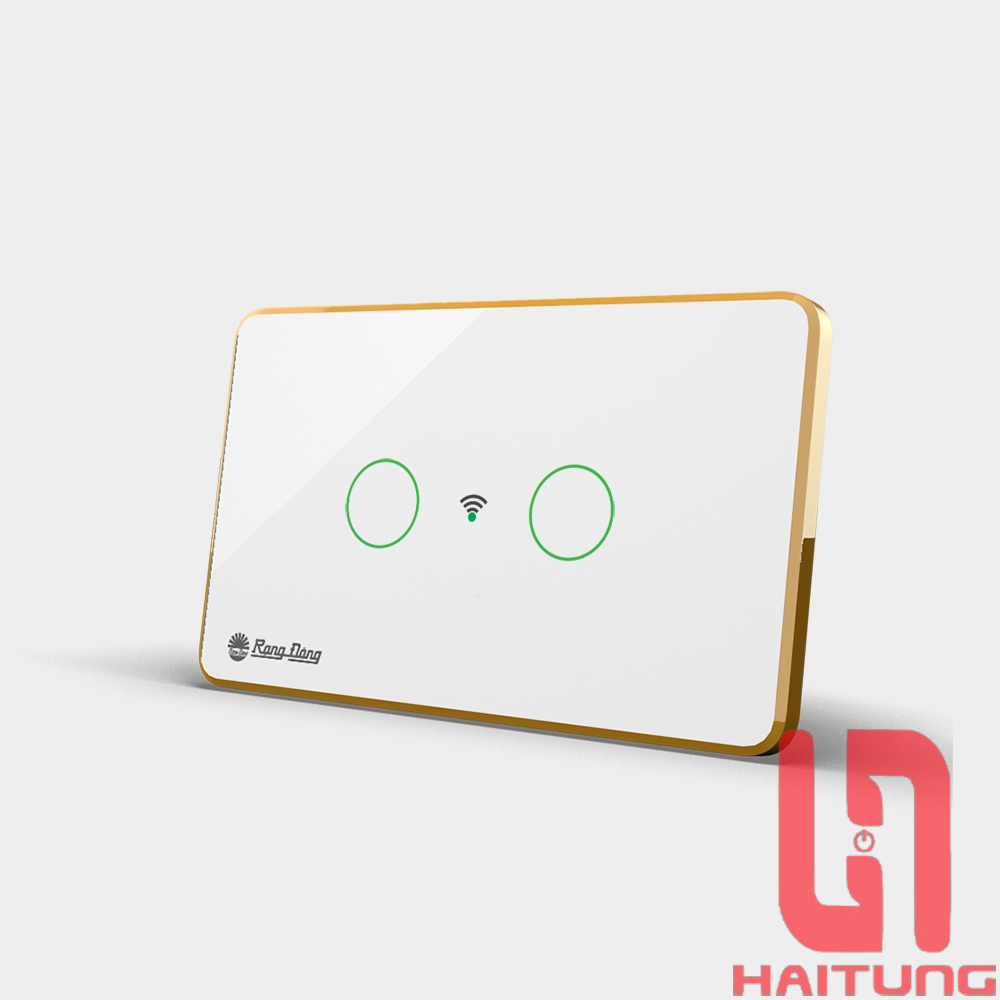 Công tắc cảm ứng Wifi 1,2,3,4 nút Rạng Đông. Nguồn 220VAC, 300W. Điều khiển, kết nối với Smartphone qua chuẩn Wifi 2.4G