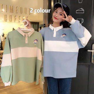 <<<FREESHIP>>> Áo Polo Nữ Giảm 20k Khi Nhập [THOITT20] - Áo polo dài tay cậu bé YEAH siêu hot trend
