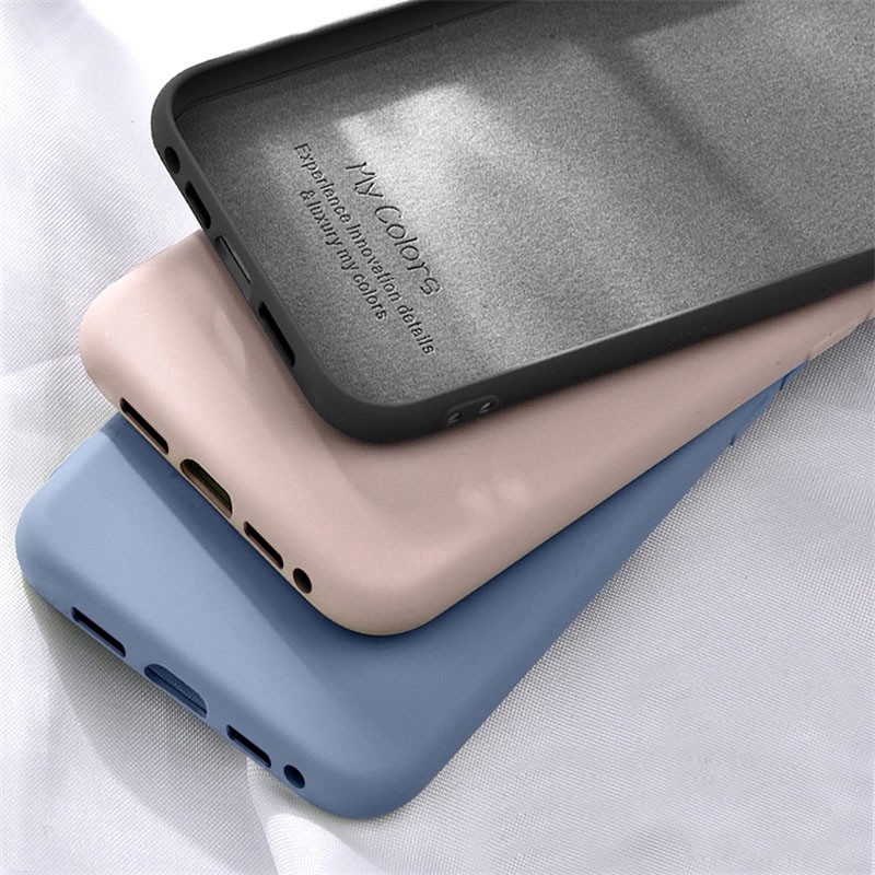 OPPO F11 F9 R17 Pro Case Liquid Silicone Case for OPPOF11Pro OPPO A3s A5s A7 Reno 10X Zoom Case