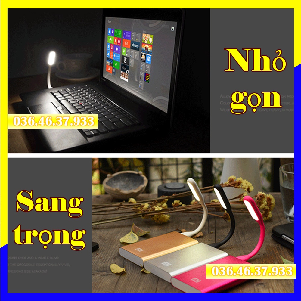 Đèn LED cắm cổng USB mini siêu sáng dùng được cho máy tính laptop chất liệu nhựa ABS cao cấp