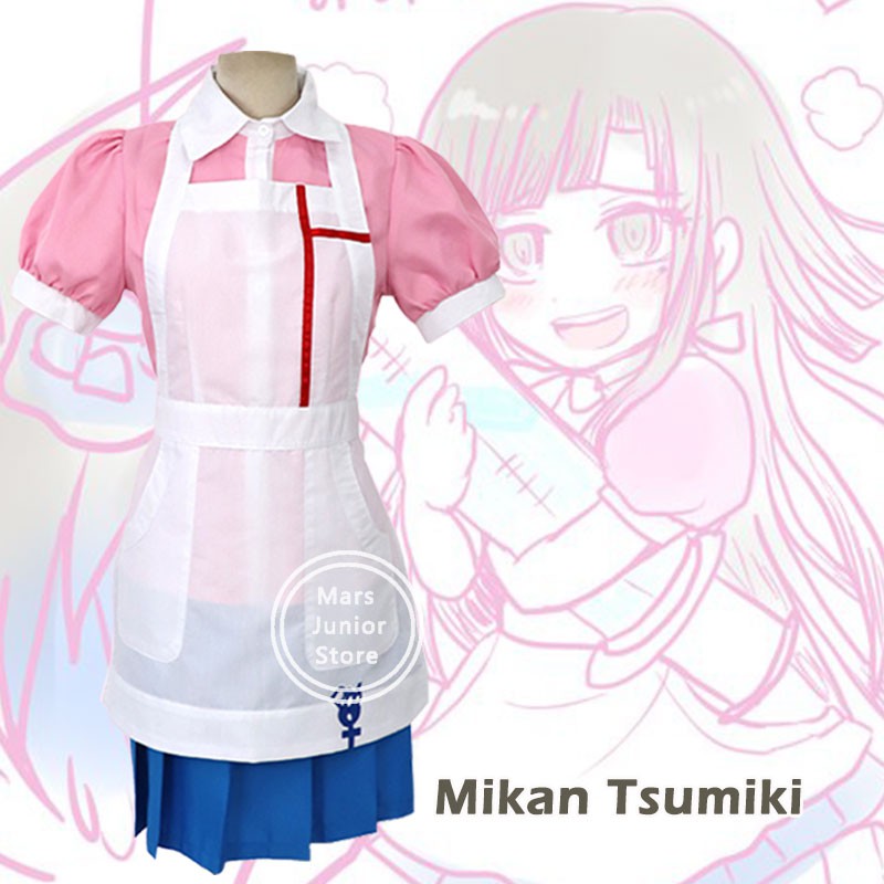 Set Trang Phục Cosplay Nhân Vật Mikan Tsumki 1