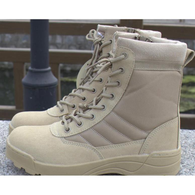 Xả (Xả Kho) Giày Boot LÍNH MỸ SWAT Cao Cổ Phong Cách Quân Đội * 2021 ♡