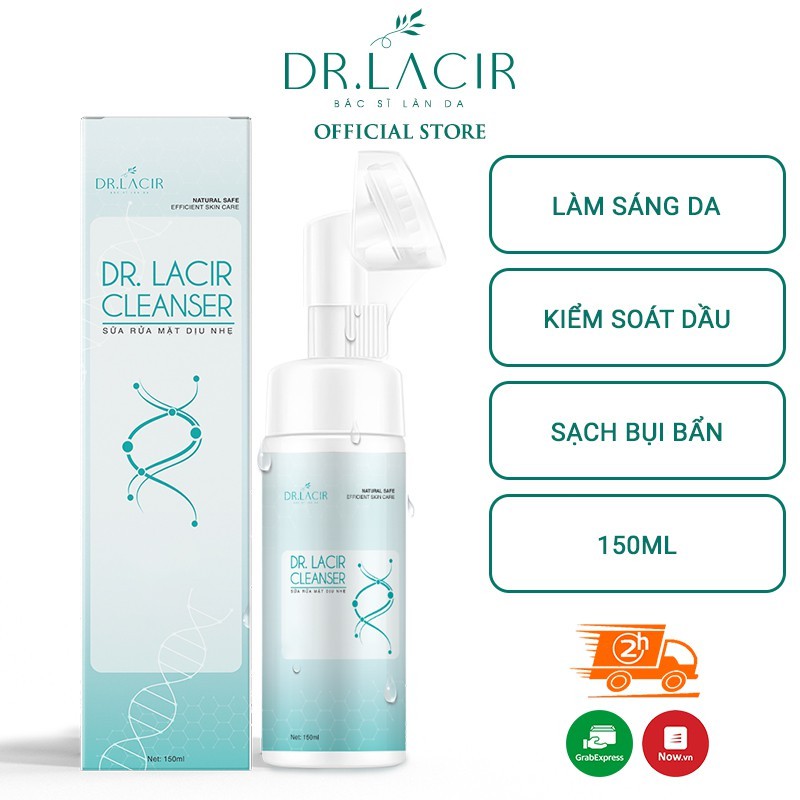 Sữa Rửa Mặt Dịu Nhẹ Cho Da Nhạy Cảm Dr.Lacir Cleanser DR02