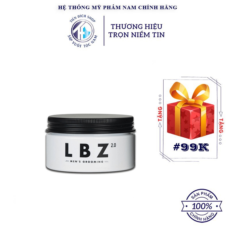 Sáp vuốt tóc nam siêu giữ nếp 24h LBZ Matt Clay Delacuna 90g