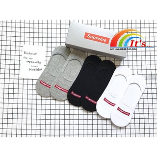 Tất nam nữ nửa bàn chân Supreme-hộp 6 đôi