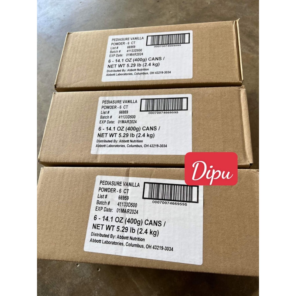 Sữa bột Pediasure Grow &amp; Gain 400g vị vani