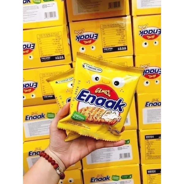 Mì ăn liền trẻ em Enaak vàng Hàn Quốc 135k/ 1 hộp 24 gói