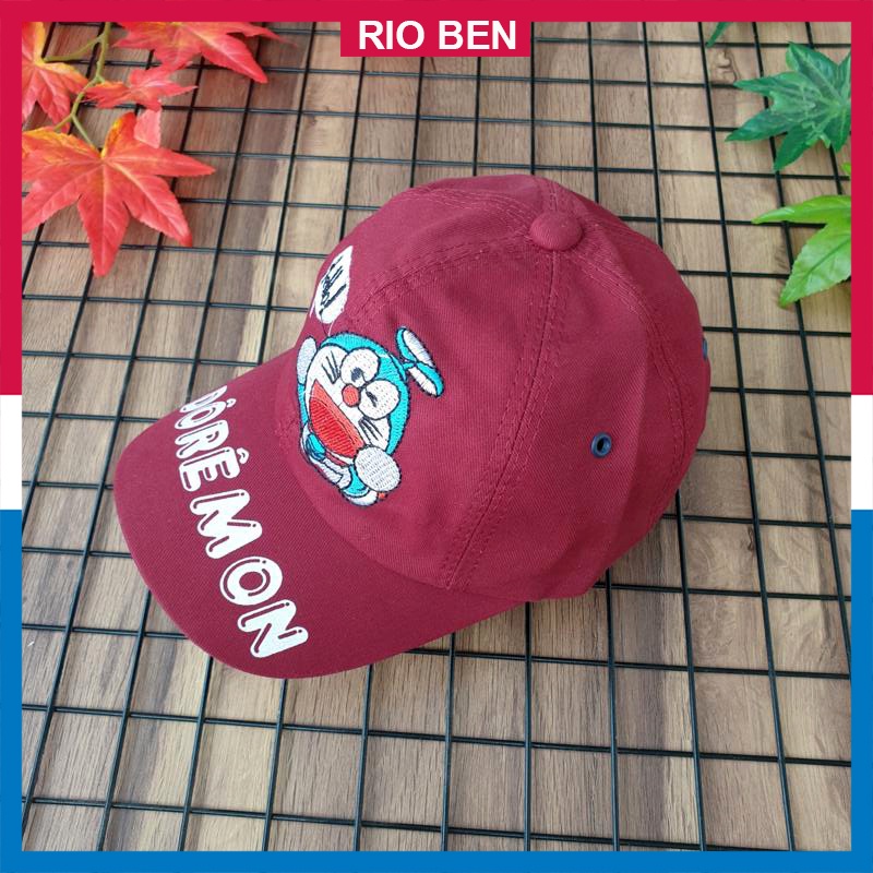Mũ lưỡi trai cho bé thêu hình Doraemon RBN002 (bé 3-10 tuổi)