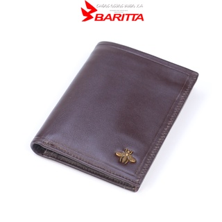 Ví nam Baritta da bò dáng đứng bóp da nam chính hãng BH 12 tháng - VD003