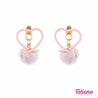 Bông Tai LOVE Nhung - Tatiana- BE3091 (Đen)