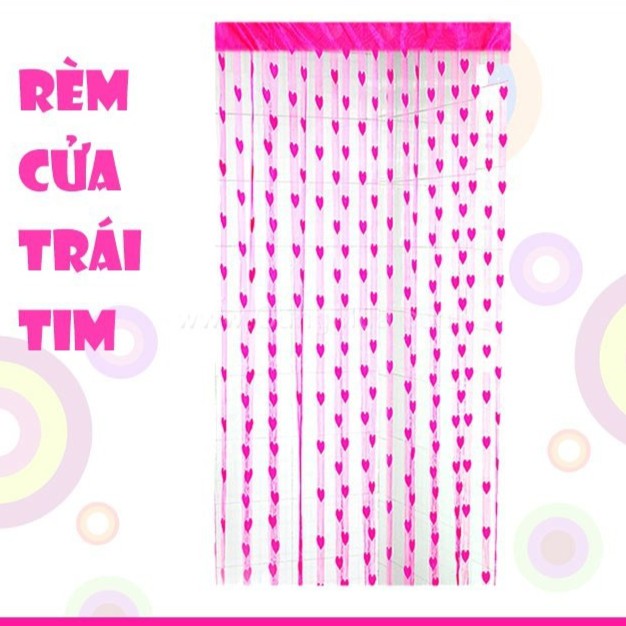 RÈM CỬA HÌNH TRÁI TIM (kèm video ảnh thật) - CMS