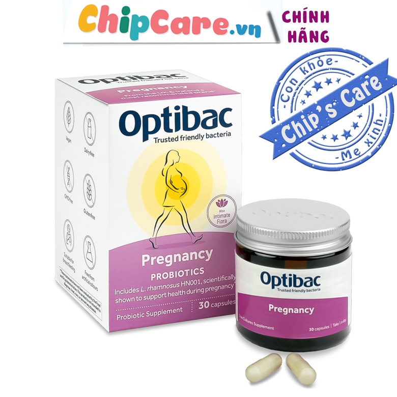 Men Optibac for pregnancy cho mẹ bầu bú