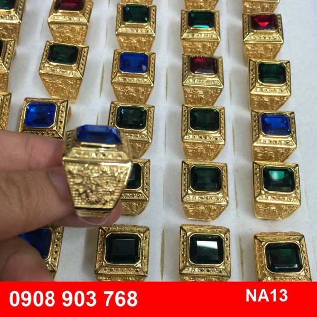 Nhẫn nam xi vàng 18k cao cấp NA13 Phát Lộc