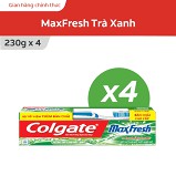 Kem đánh răng Colgate Maxfresh hương trà xanh 230g + khuyến mại 1 bàn chải