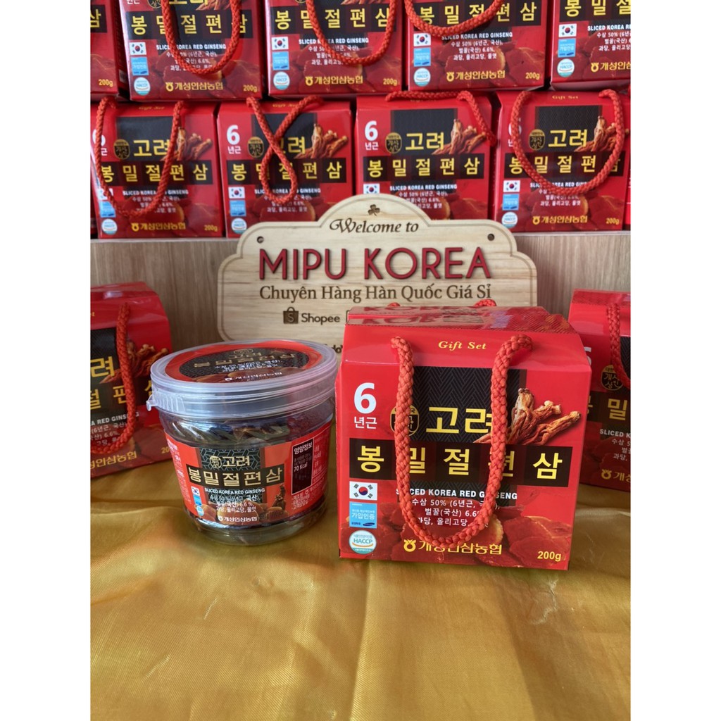 Hồng Sâm Thái Lát Tẩm Mật Ong 200g Nonghyup Hàn Quốc Cao Cấp | BigBuy360 - bigbuy360.vn