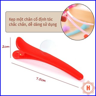 Kẹp tóc mỏ vịt nhựa xinh xắn dễ thương { H }