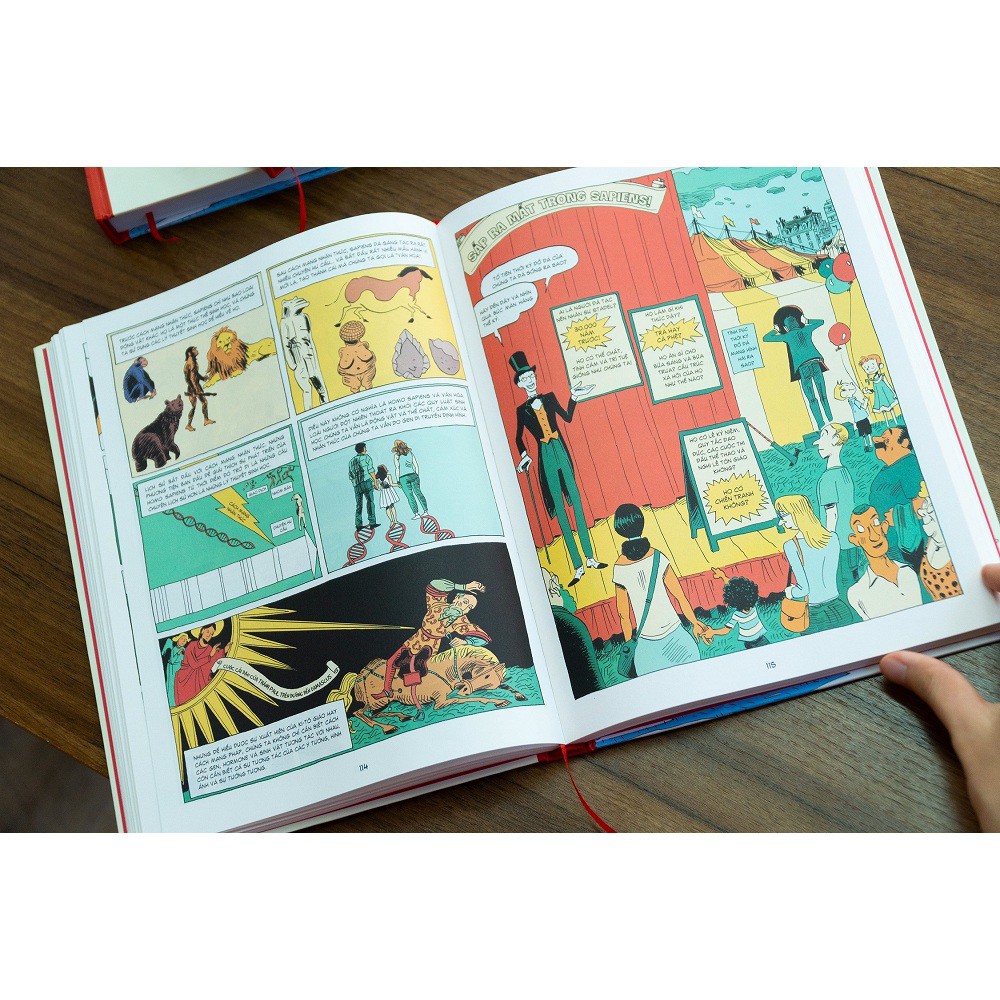 Sách Alphabooks - Sapiens - Lược Sử Loài Người Bằng Tranh - Tập 1: Khởi Đầu Của Loài Người | BigBuy360 - bigbuy360.vn