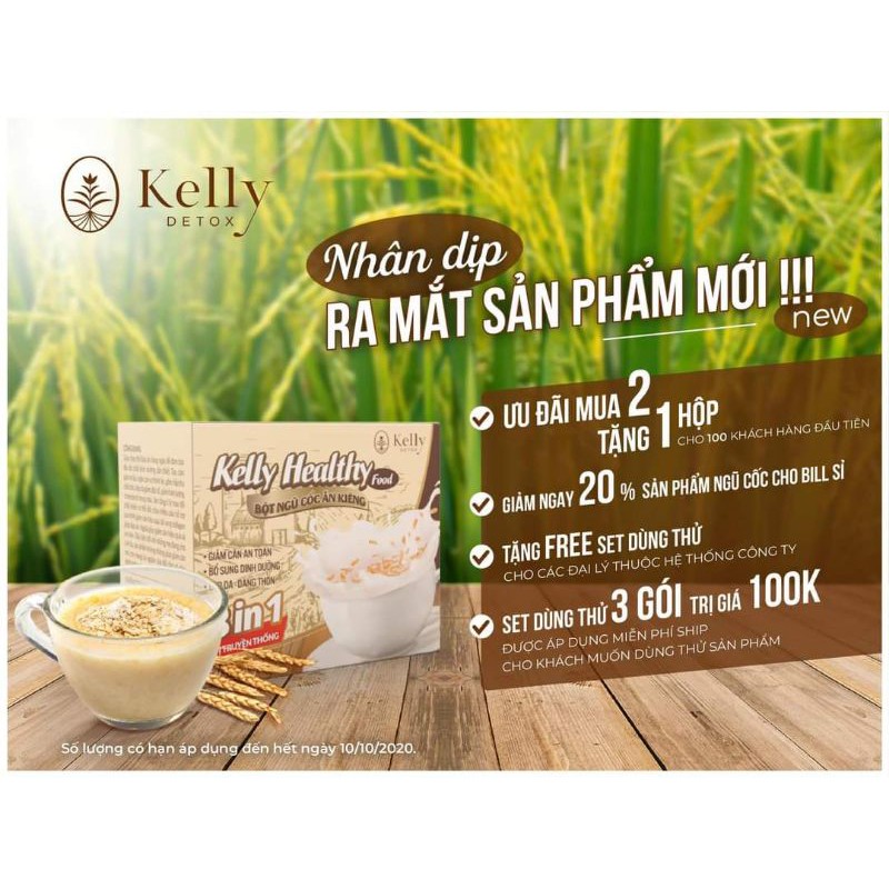 Ngũ cốc ăn kiêng Kelly Healthy chính hãng | BigBuy360 - bigbuy360.vn