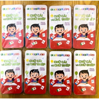 Thẻ Học Chữ Cái Và Chữ Ghép Giúp Bé Đánh Vần Nhanh-Phát Triển Ngôn Ngữ