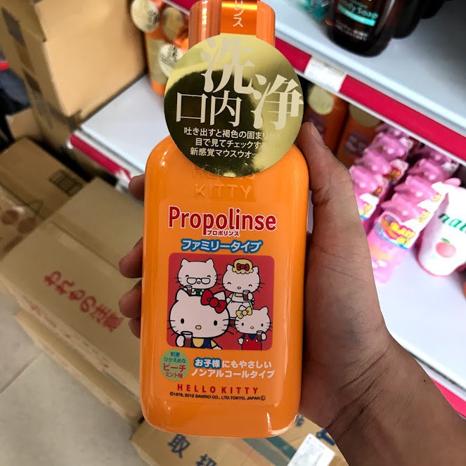 Nước súc miệng Propolinse trẻ em Hello Kitty