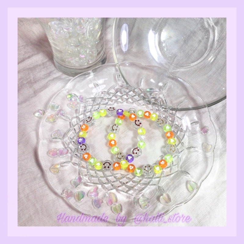 Vòng tay hình mặt cười dễ thương - Bracelet Vòng tay handmade by @halli_store