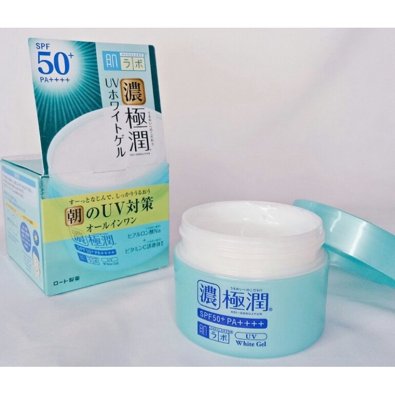 Kem dưỡng ẩm c.h.ố.n.g nắng ban ngày Hada Labo UV White Gel SPF50+ PA++++ 90G