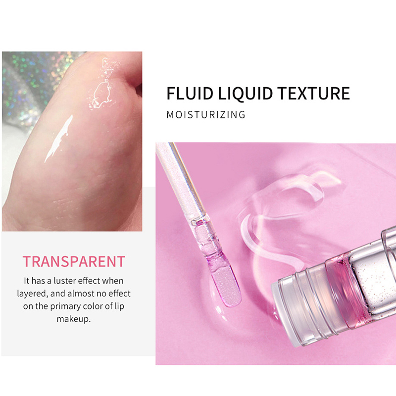 (Hàng Mới Về) Son Bóng Trong Suốt Qibest Giữ Ẩm Môi Không Dễ Phai