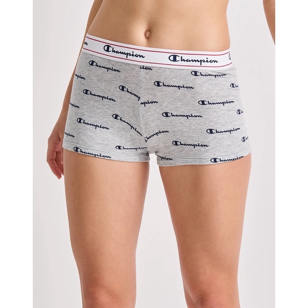 Quần lót boxer đùi nữ cotton thoải mái đai hãng CHAMPION xuất dư cho nữ