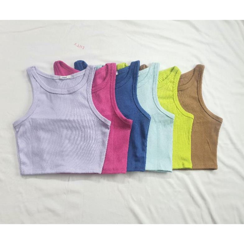 Áo balo nữ basic - phong cách mùa hè năng động / ÁO CROPTOP BA LỖ NGƯỢC entyty shop A3BL3 .